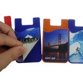 Silicone Phone Case Card Holder With Screen Cleaner